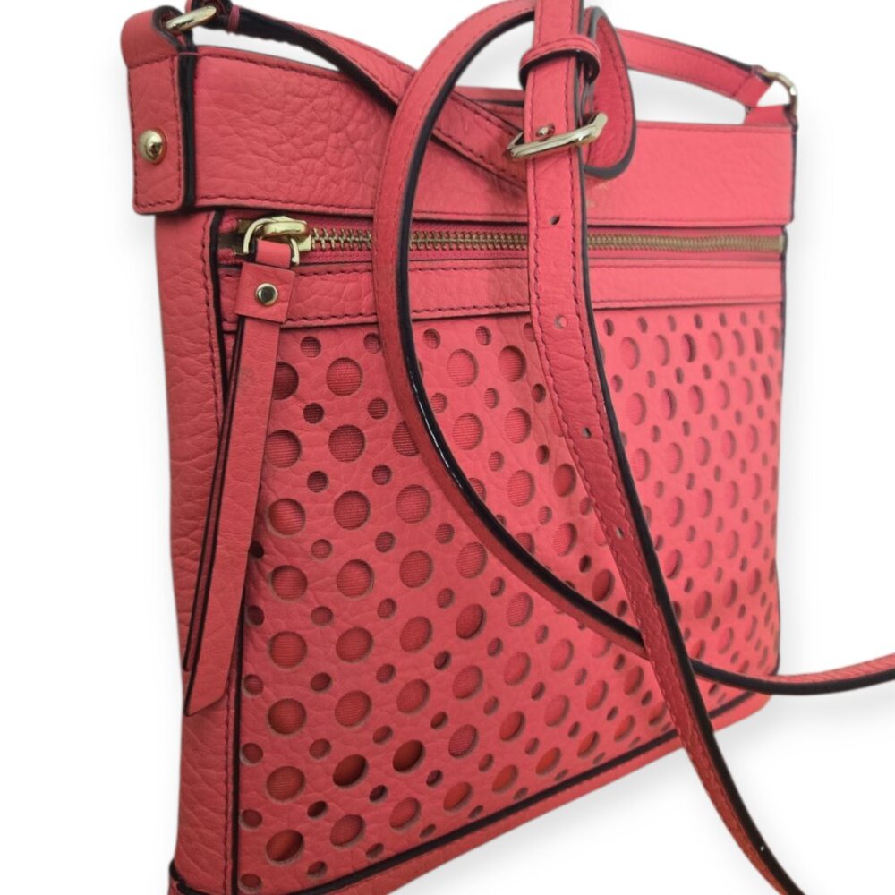 Kate Spade New York Peony Pink Leather Crossbody Bag - Picture 3 of 8
